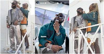 Davido Took to His Instagram Stories to Share a Video of Portable