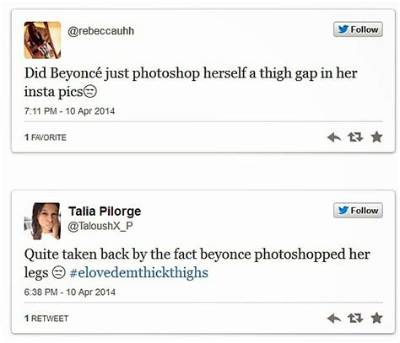 Did Beyonce Photoshop a ‘Thigh Gap’ into Her Vacation Photos?
