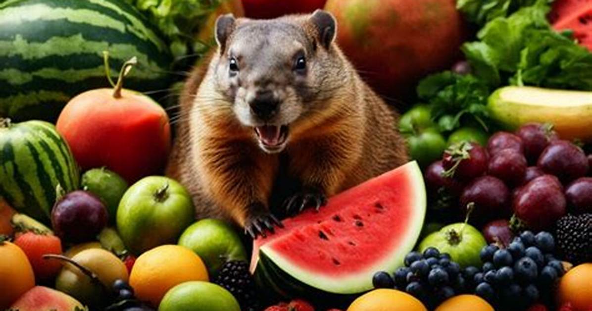 Do Groundhogs Like Watermelon?