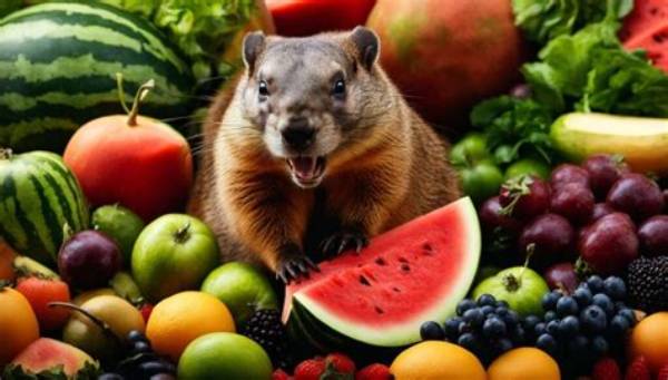 Do Groundhogs Like Watermelon?