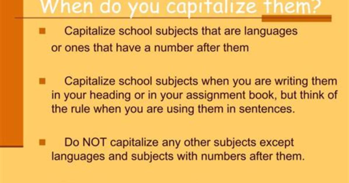 Do You Capitalize Back to School?