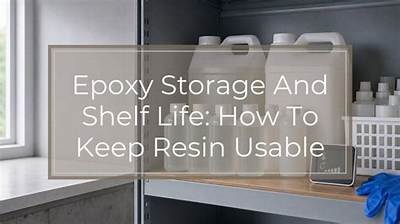 Does Epoxy Resin Have a Shelf Life?