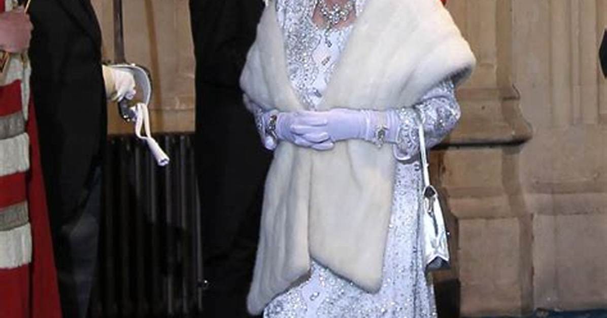 Duchess Camilla in White Bruce Oldfield: Appropriate or Corpse-Bridey?