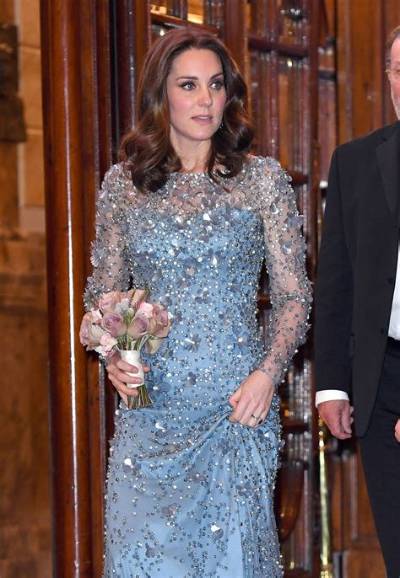 Duchess Kate in Sparkly Jenny Packham in London: Twee or Beautiful?