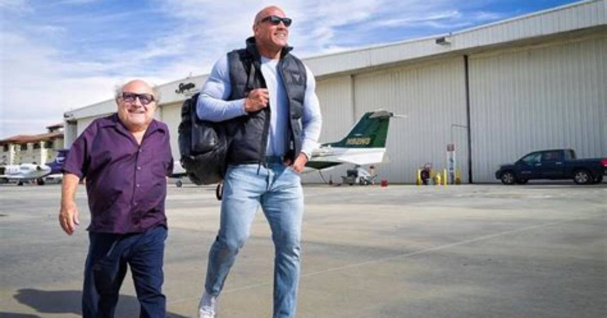 Dwayne Johnson and Danny Devito Crashed a Wedding Together