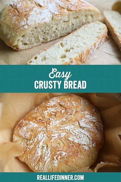 Easy Three Ingredient Crusty Bread That’s as Good as Bakery Bread