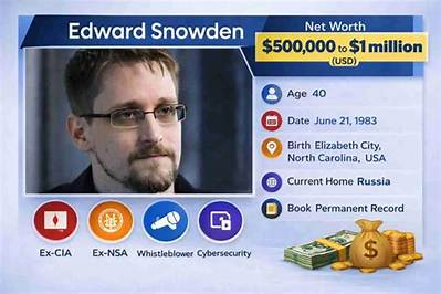 Edward Snowden Net Worth - Wiki, Age, Weight and Height, Relationships, Family, and More