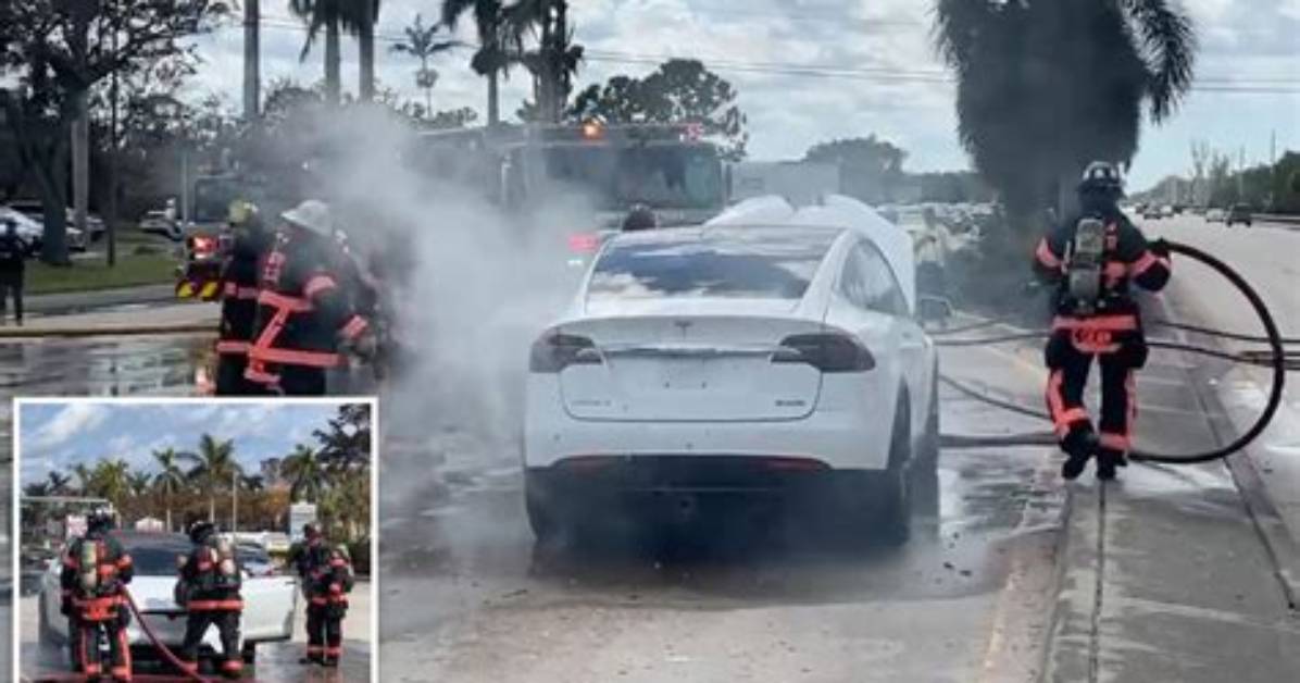 Electric Vehicles Catching Fire in Florida After Hurricane Ian