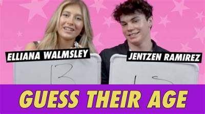 Elliana Walmsley Vs. Jentzen Ramirez - Guess Their Age