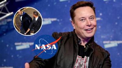 Elon Musk Trolls Nasa with Picture of Will Smith Slapping Chris Rock