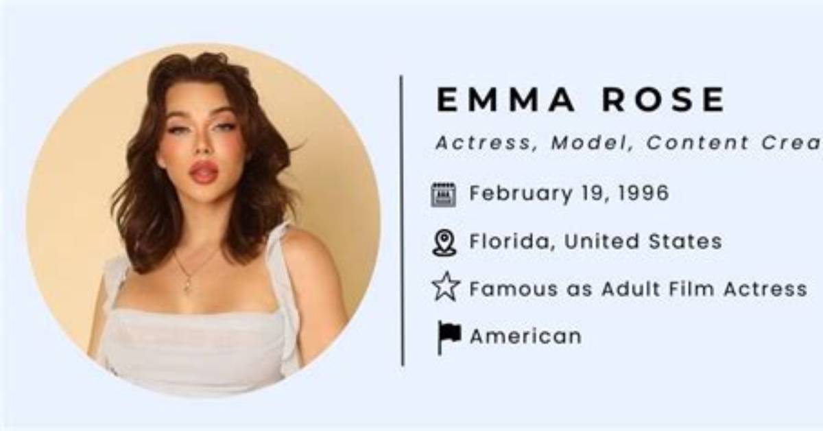 Emma Rose Height, Weight, Net Worth, Age, Birthday, Wikipedia, Who, Nationality, Biography