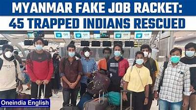 Fake Job Racket: Mea Rescued 45 Trapped in Myanmar So Far