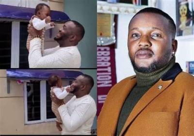 “Father Looks Good on Me”- Yomi Fabiyi Shares Lovely Moment with His Son, Akorede