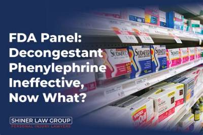 Fda Panel Finds That the Decongestant Phenylephrine Does Not Work