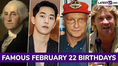 February 22 Birthdays by Profession