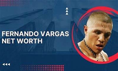 Fernando Vargas Height, Weight, Net Worth, Age, Birthday, Wikipedia, Who, Instagram, Biography
