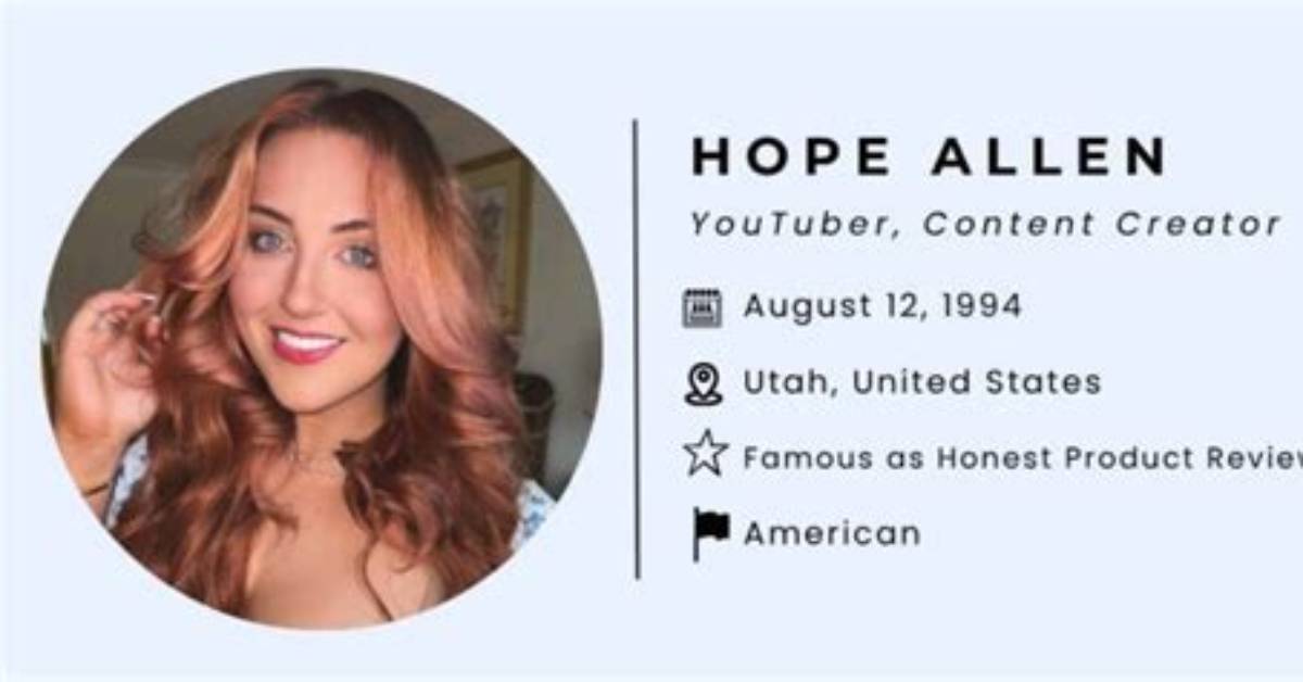 Hope Allen - Age, Family, Bio