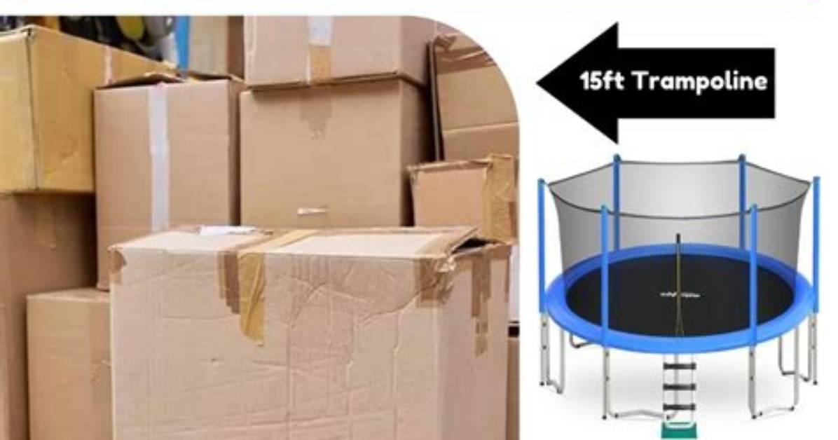 How Big Is a 15 Trampoline Box?