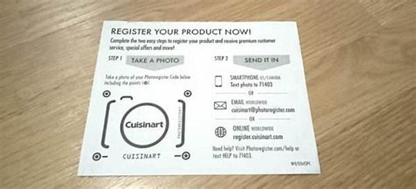 How Do I Register My Cuisinart Product?
