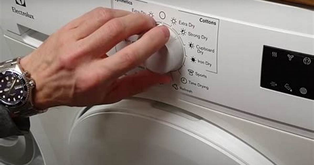How Do I Reset My Electrolux Perfect Steam Dryer?