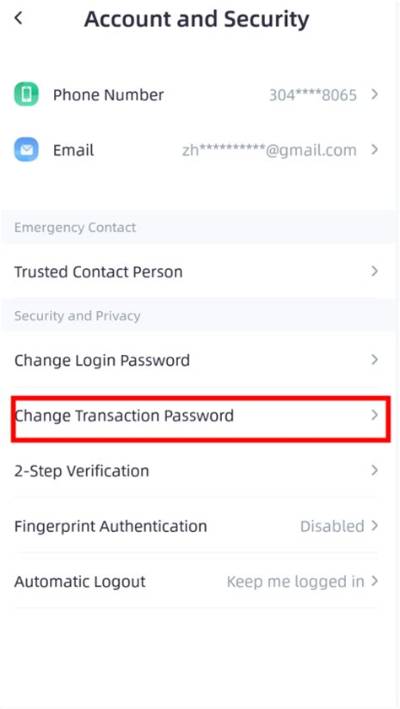 How Do I Reset My Transaction Password Csb?