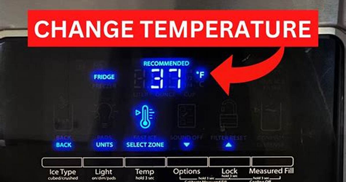 How Do I Set the Temperature on My Bosch Fridge Freezer?