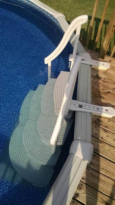 How Do I Weigh Down My Pool Stairs?