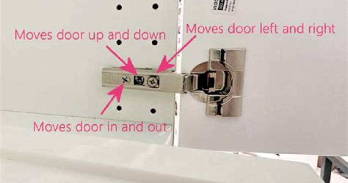 How Do You Adjust Ikea Cabinet Doors?