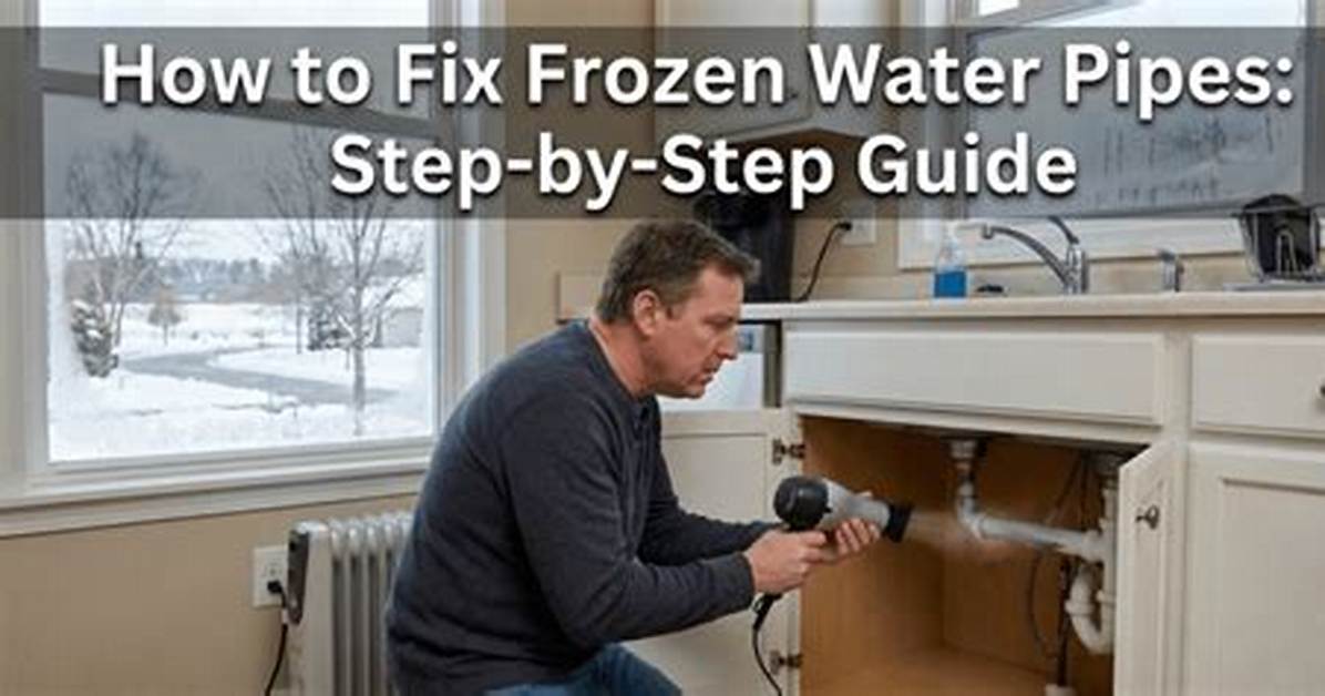 How Do You Fix a Frozen Water Pump?