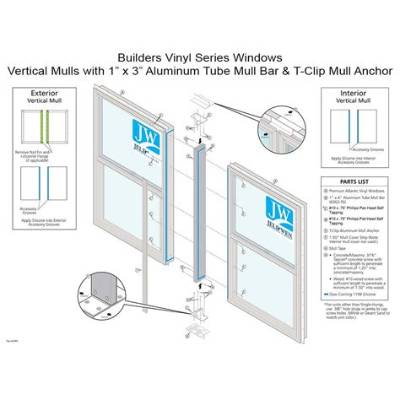 How Do You Mull Aluminum Windows Together?