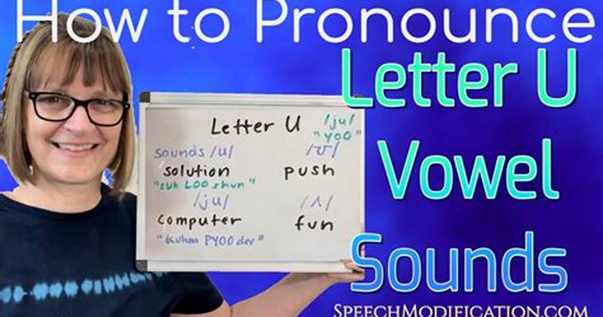 How Do You Pronounce the Letter U in Spanish?