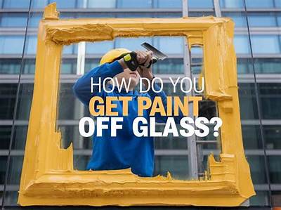 How Do You Remove Paint from Glass Windows?