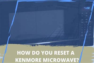 How Do You Reset a Kenmore Microwave?
