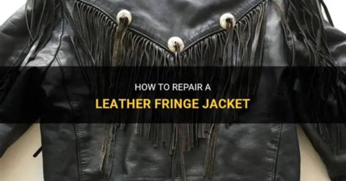 How Do You Straighten a Leather Fringe?