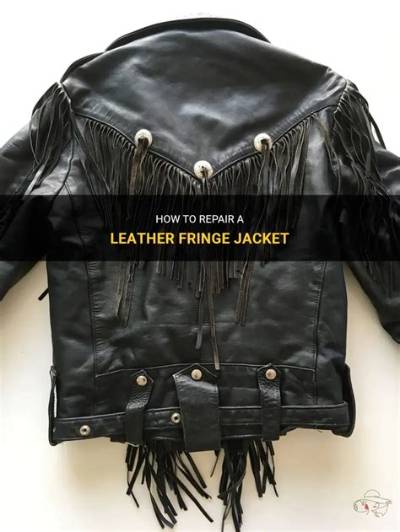 How Do You Straighten a Leather Fringe?