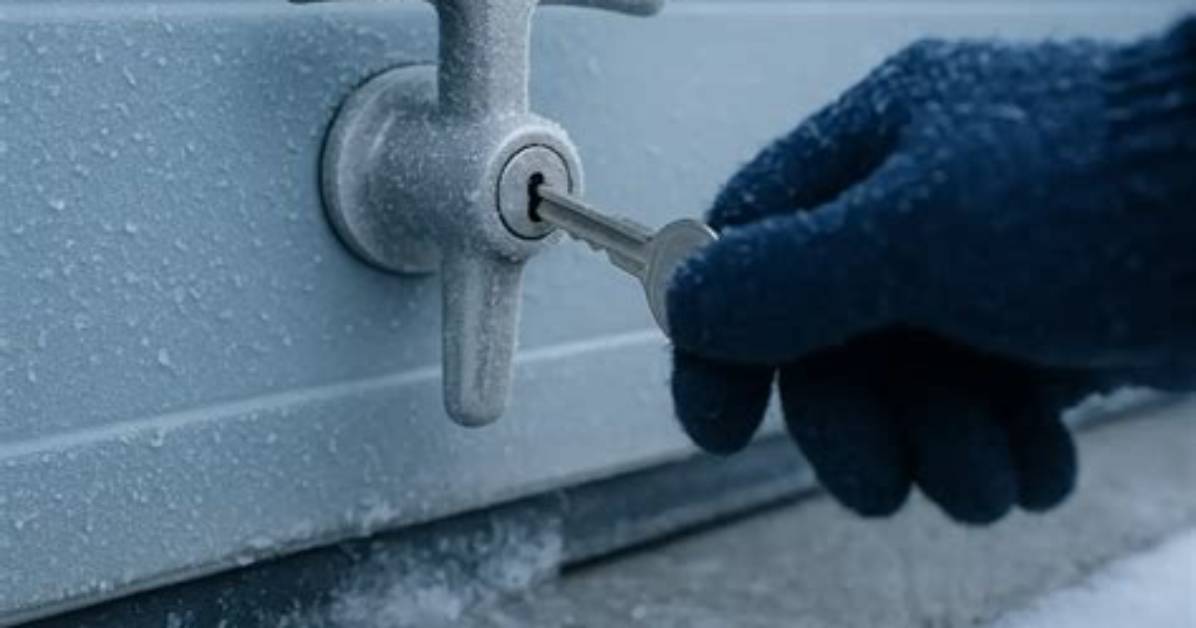 How Do You Unfreeze a Garage Door Lock?