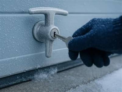 How Do You Unfreeze a Garage Door Lock?