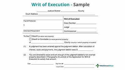 How Does a Writ of Execution Work in California?