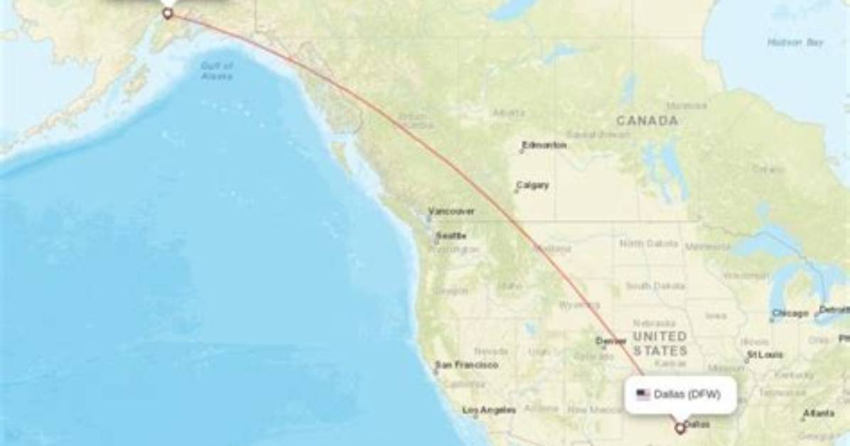 How Far Is Anchorage Alaska from Dallas Texas?