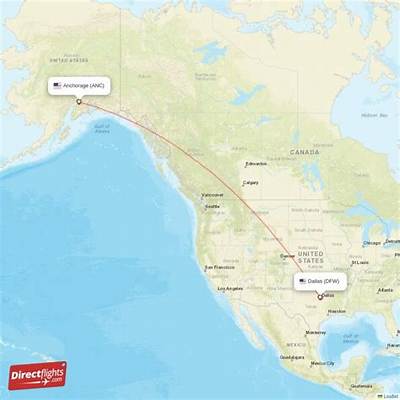 How Far Is Anchorage Alaska from Dallas Texas?