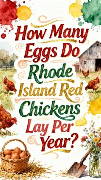 How Many Eggs Does a Rhode Island Red?