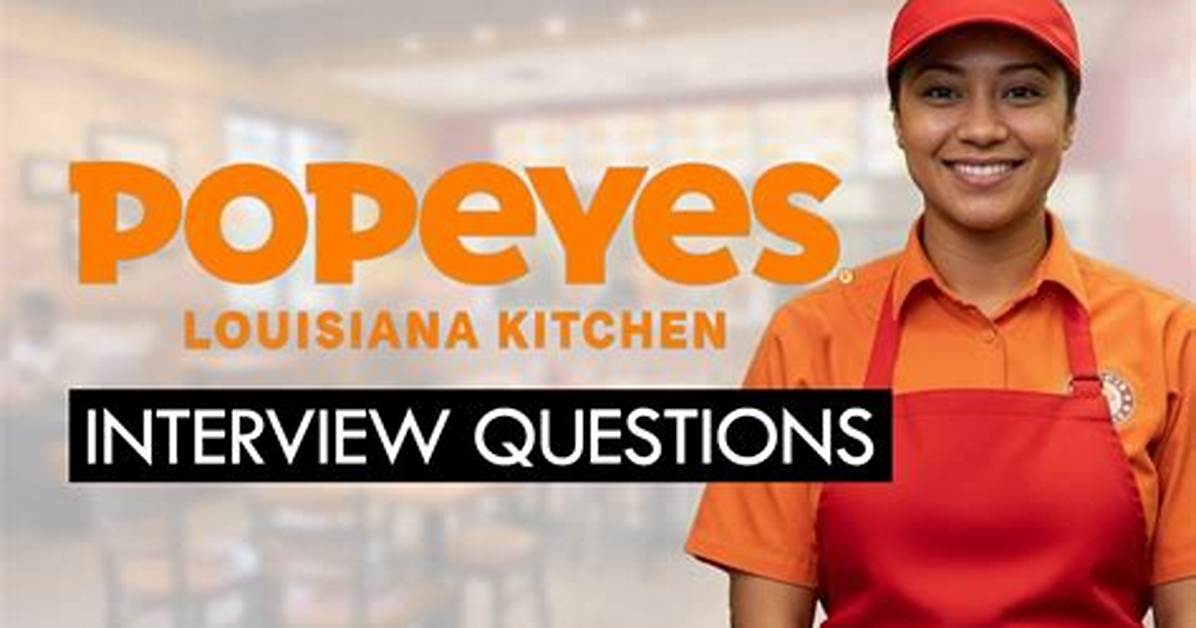 How Old Does Popeyes Hire?