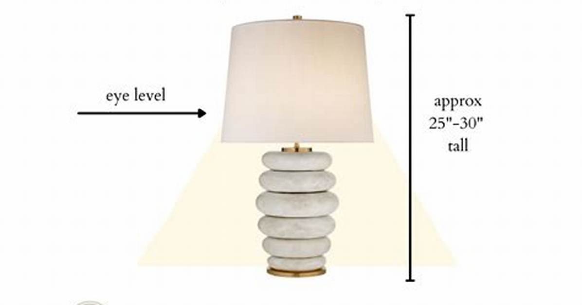 How Tall Should My Lamp Be?