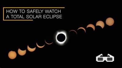 How to Safely Watch the Solar Eclipse in North America Today