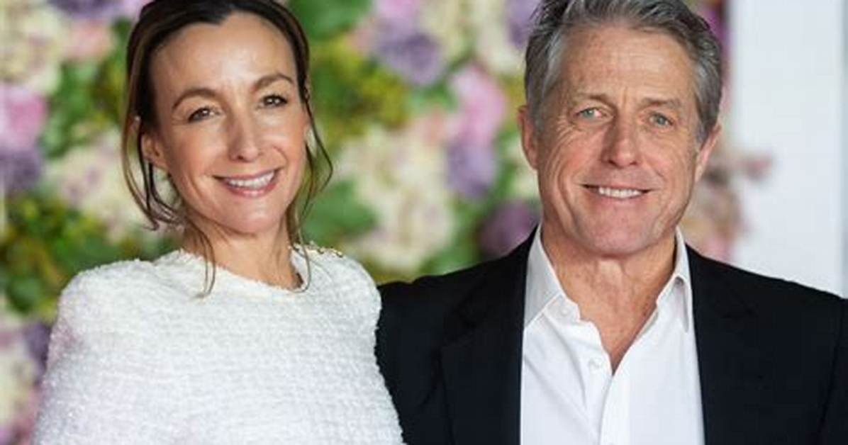 Hugh Grant Married Anna Eberstein, They Honeymooned at the Formula One Race