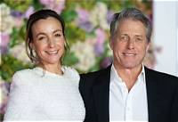 Hugh Grant Married Anna Eberstein, They Honeymooned at the Formula One Race