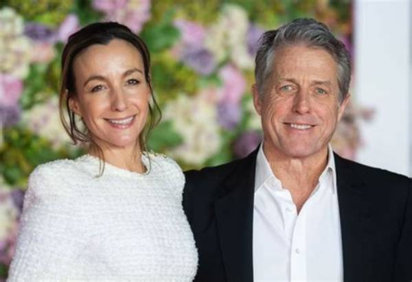 Hugh Grant Married Anna Eberstein, They Honeymooned at the Formula One Race