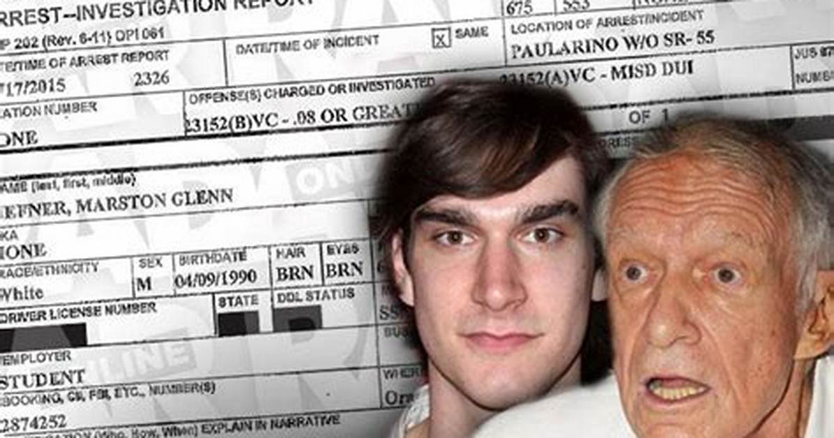 Hugh Hefner’s Son Marston Arrested for Assaulting His Playmate Girlfriend