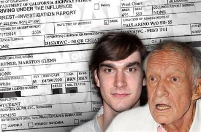 Hugh Hefner’s Son Marston Arrested for Assaulting His Playmate Girlfriend