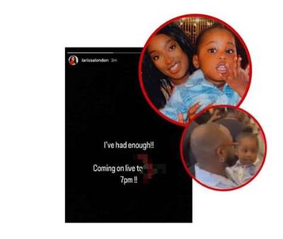“I Have Had Enough”- Davido’s Fourth Baby Mama, Larissa London Fumes, Set to Bare It All